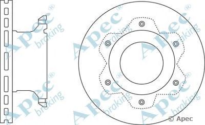 APEC BRAKING dsk2760 -  Тормозной диск